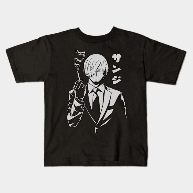 Sanji Vinsmoke Kids T-Shirt by Brok Design